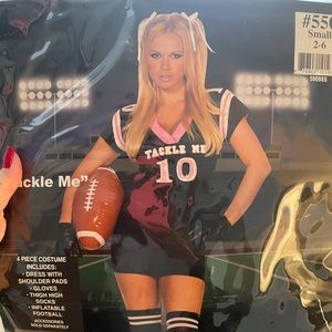 Football player sexy halloween costume sz Small